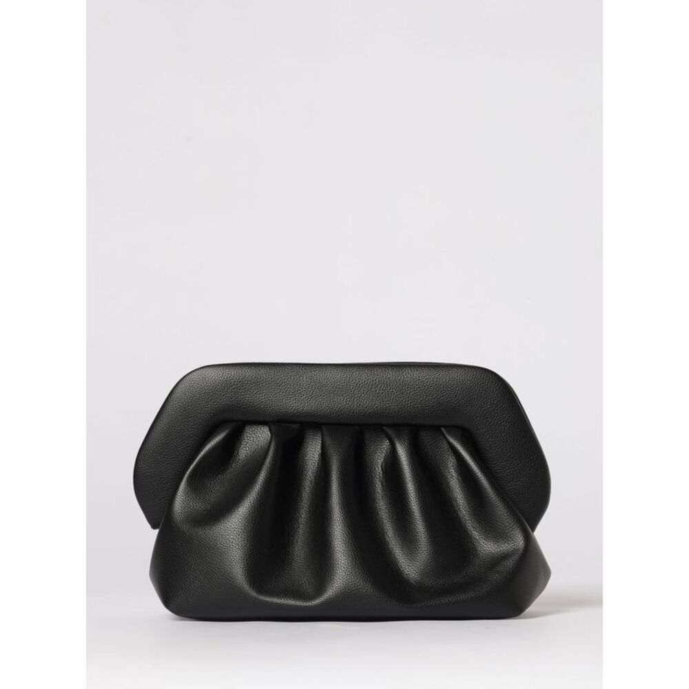 Themoire Women Draped Vegan Leather Bios Clutch Themoire